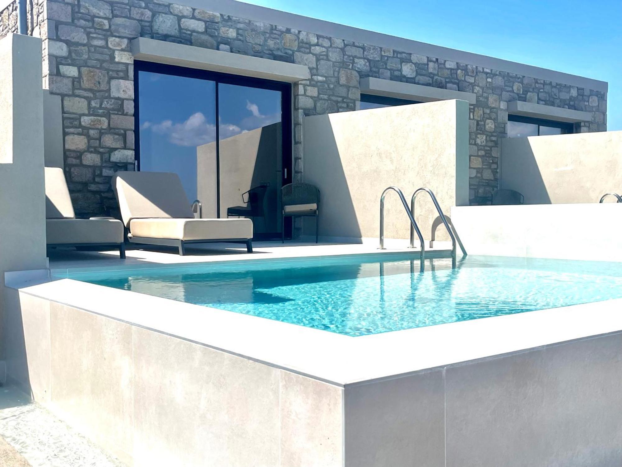 Eleia Seafront Rooms & Villas Petra  Bagian luar foto