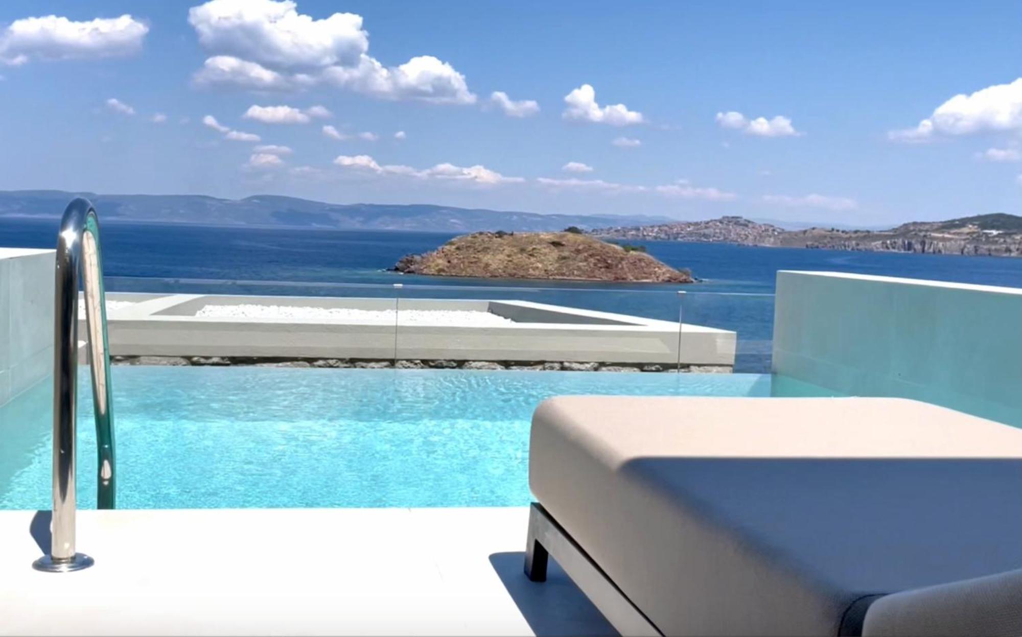 Eleia Seafront Rooms & Villas Petra  Bagian luar foto