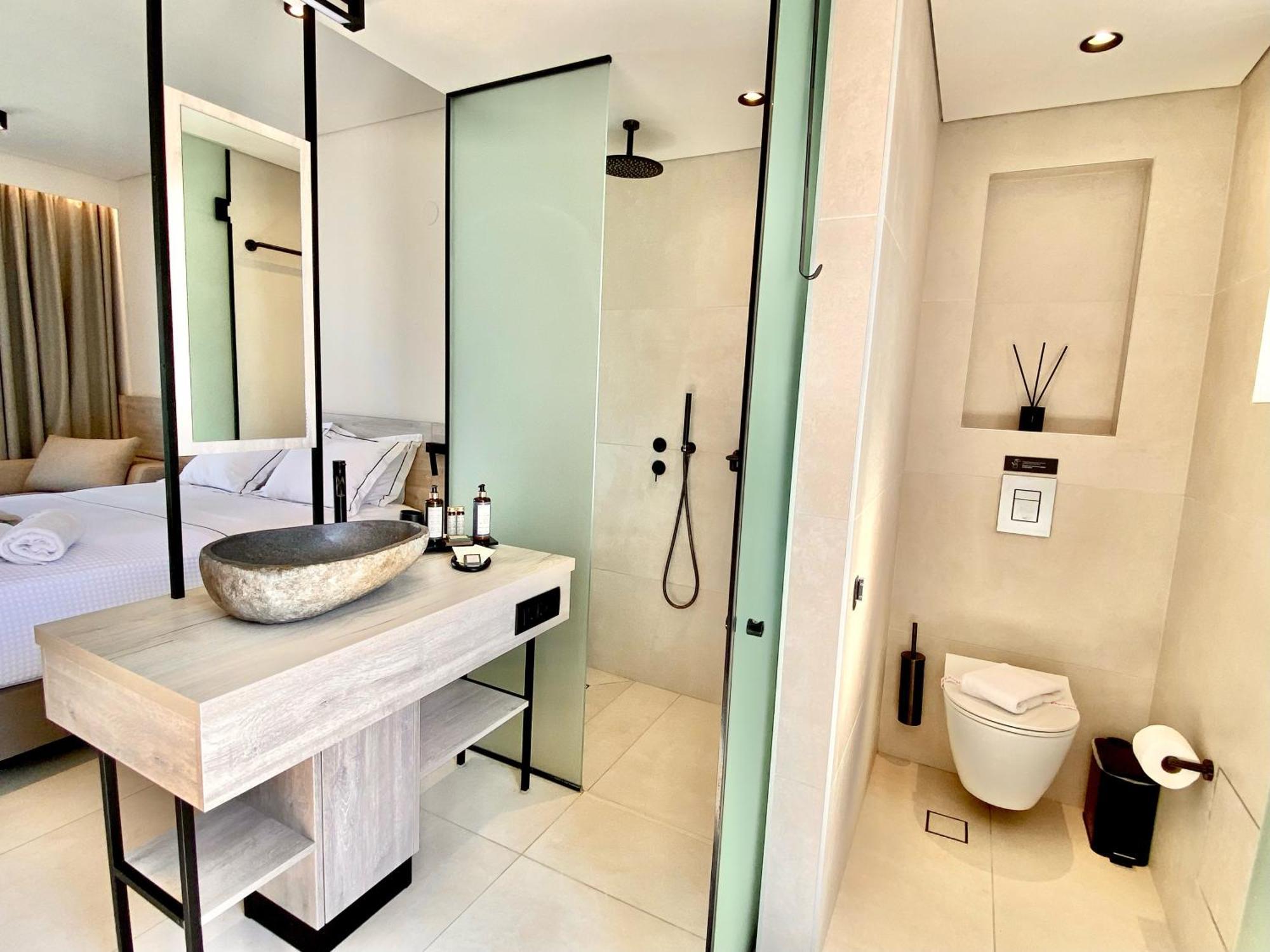 Eleia Seafront Rooms & Villas Petra  Bagian luar foto