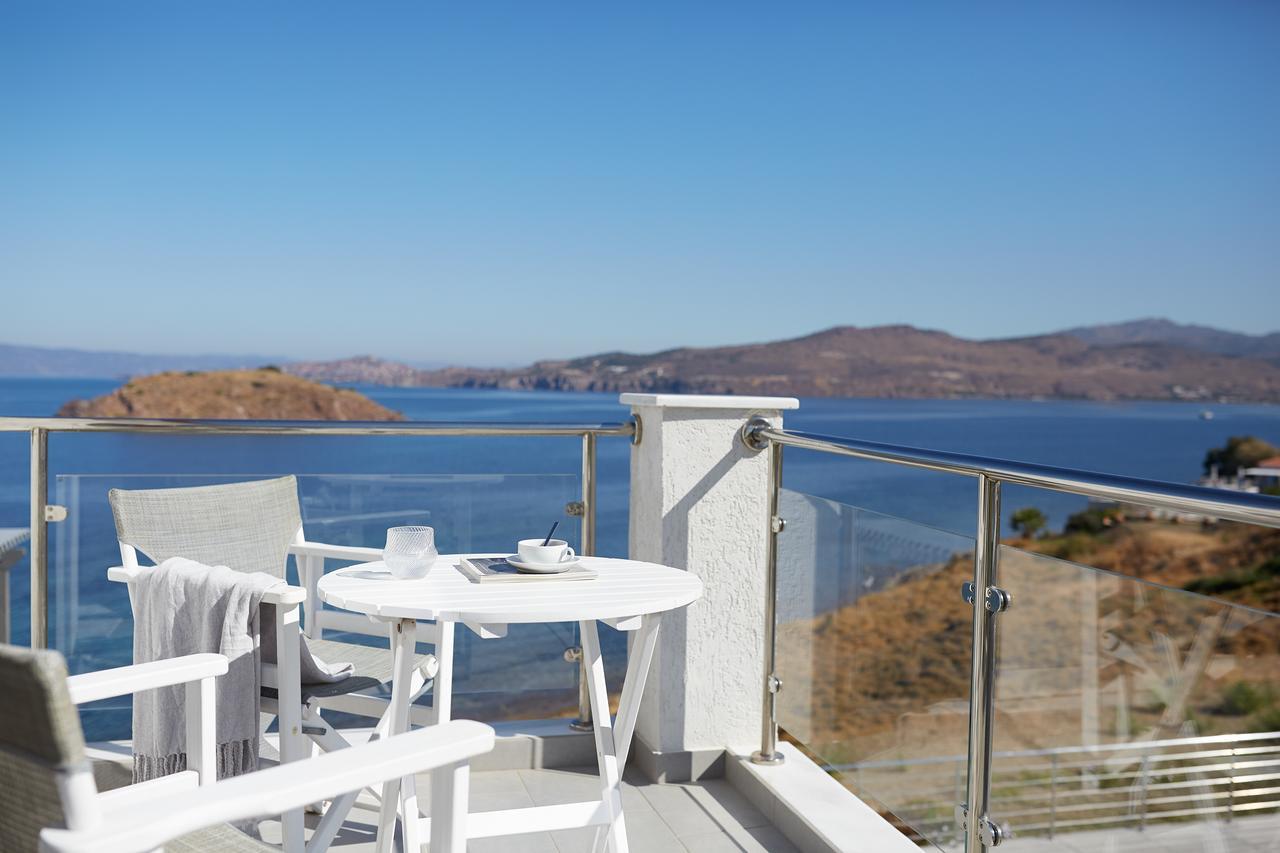 Eleia Seafront Rooms & Villas Petra  Bagian luar foto