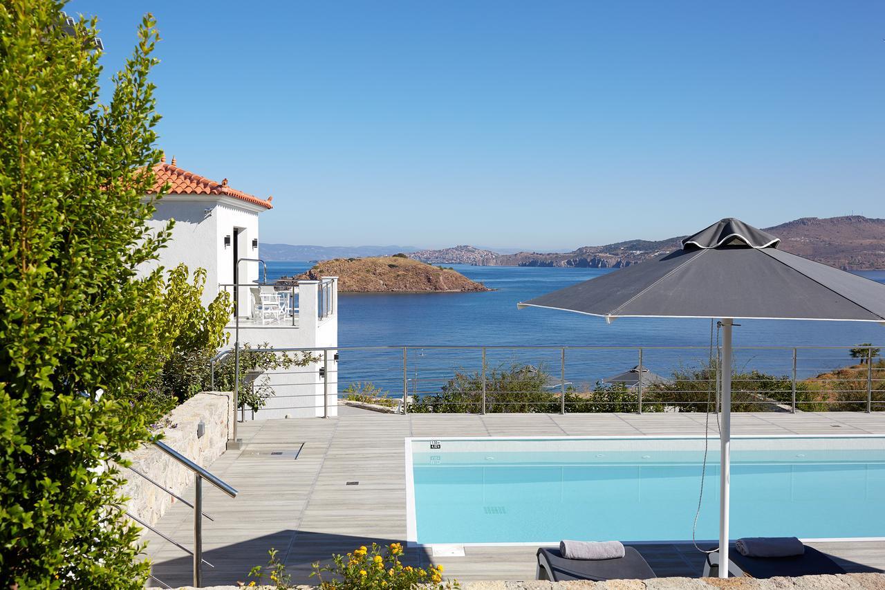Eleia Seafront Rooms & Villas Petra  Bagian luar foto