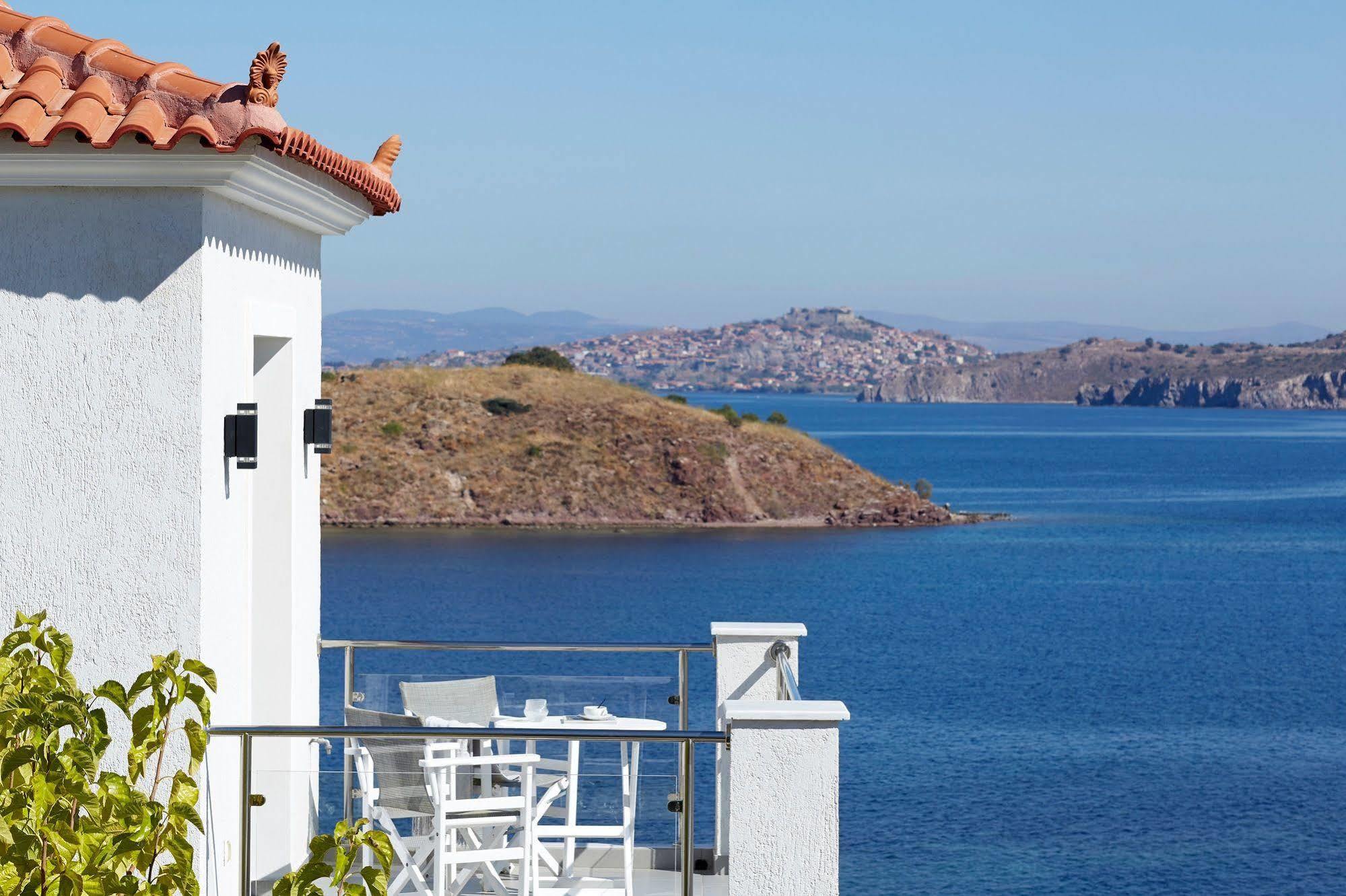 Eleia Seafront Rooms & Villas Petra  Bagian luar foto